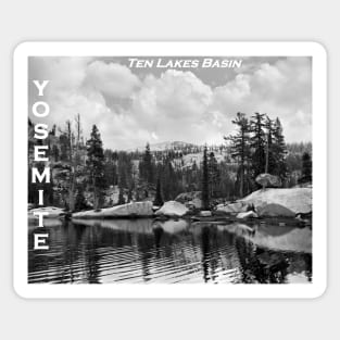 Ten Lakes Basin - Yosemite N.P. Sticker